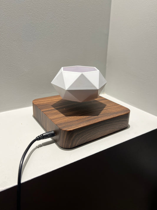 Half n Half Pearl Top Wood Base